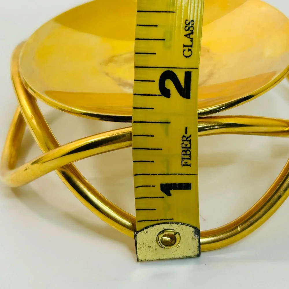 Georg Jensen GLOW Gold Plated Candle Holder by Maria Berntsen Danish MCM